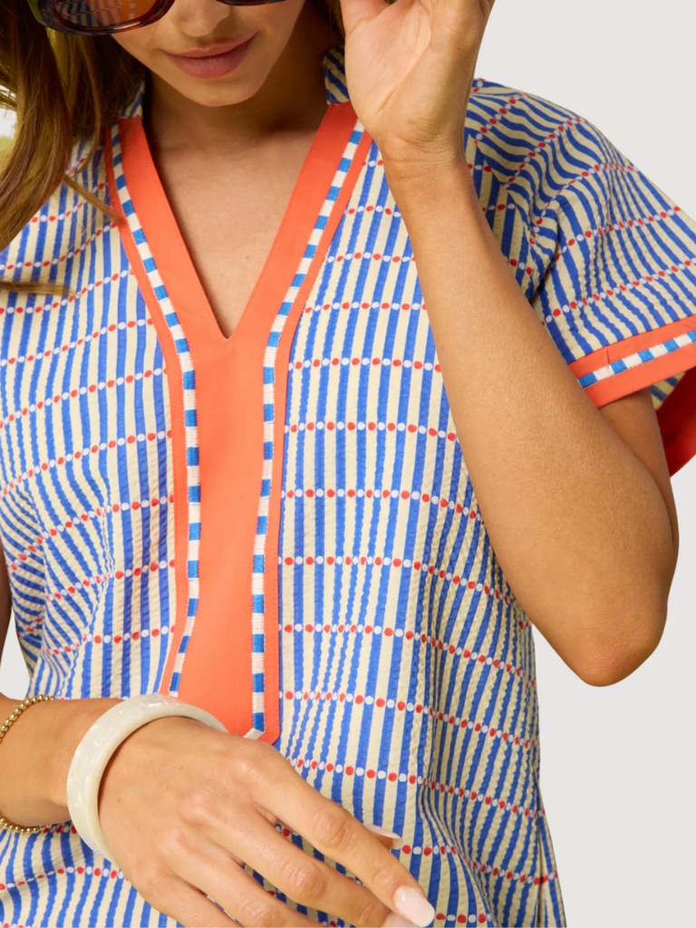 Victoria Striped Shift