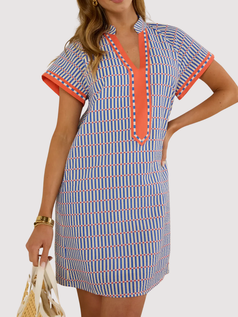 Victoria Striped Shift