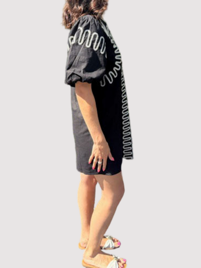 Isa Embroidered Dress