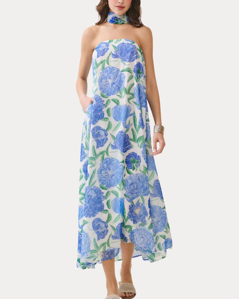 Blue Garden Floral
