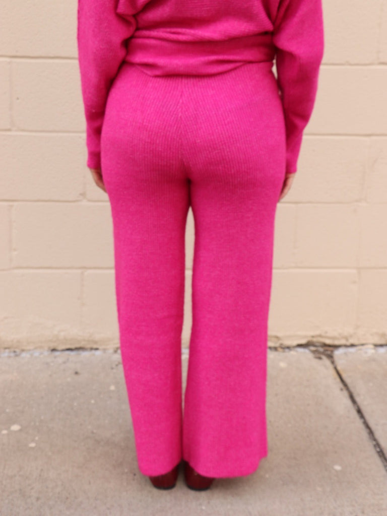 Knit Wide Leg Pants