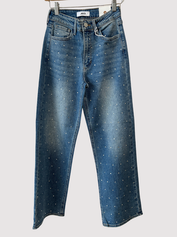 Vintage Straight Rhinestone