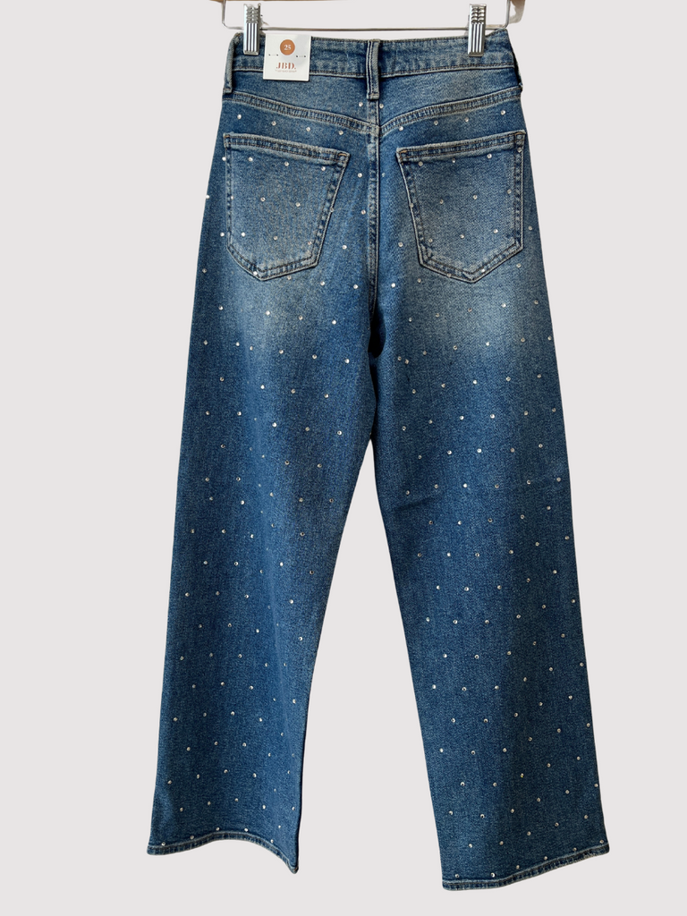 Vintage Straight Rhinestone