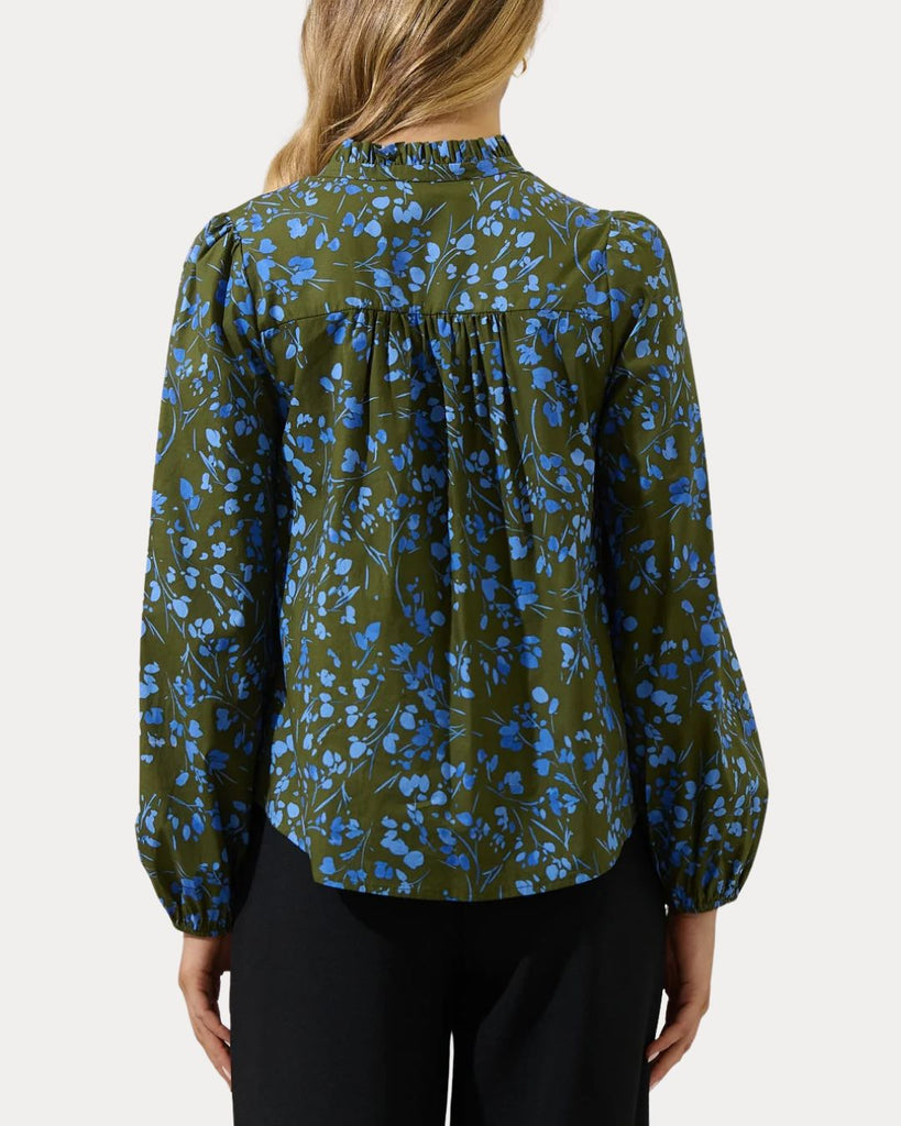 Solvay Ruffle Top