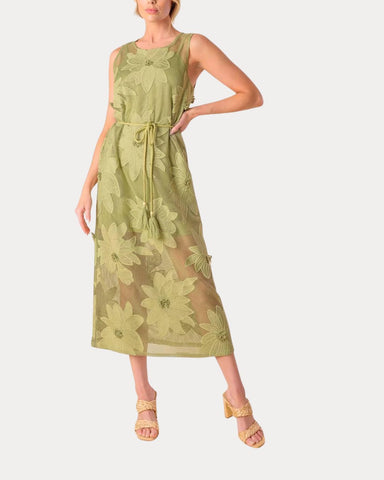 Woven Sage Midi