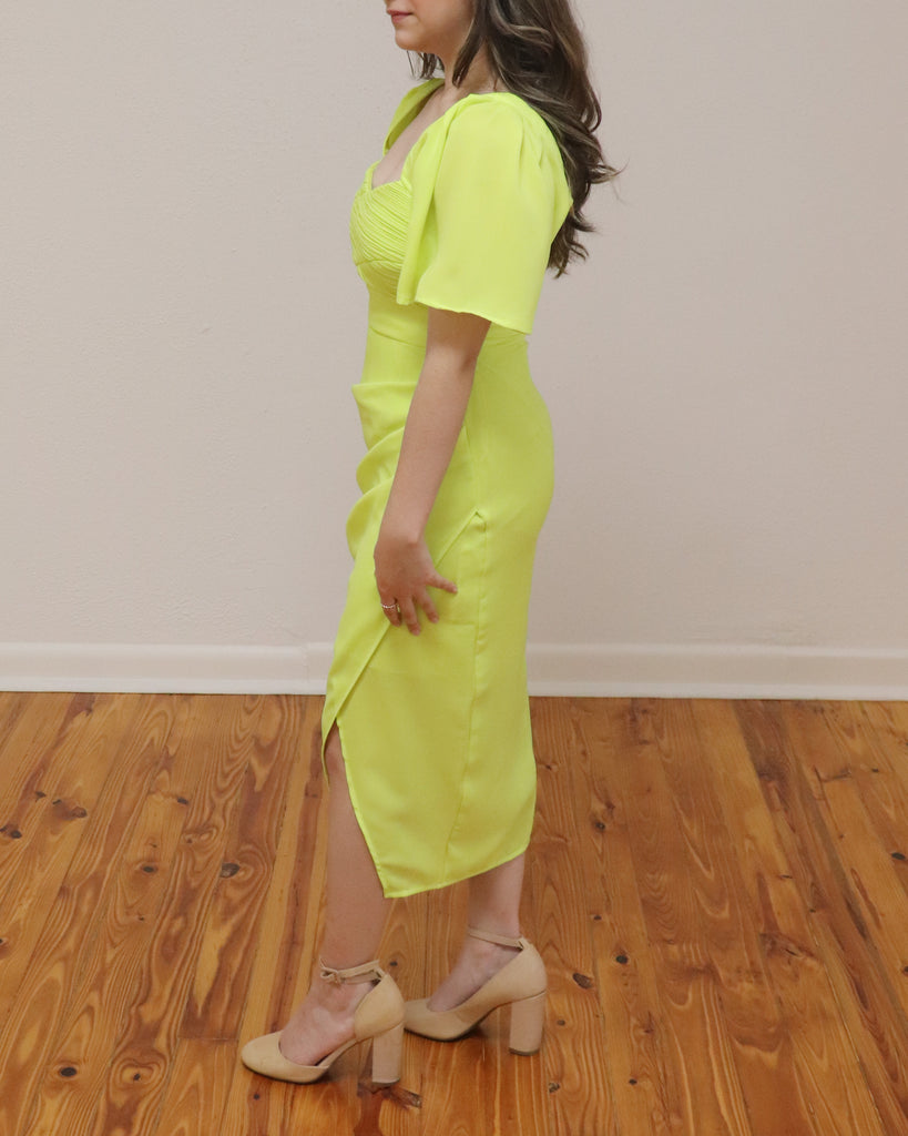 Hailey Drape Midi Dress