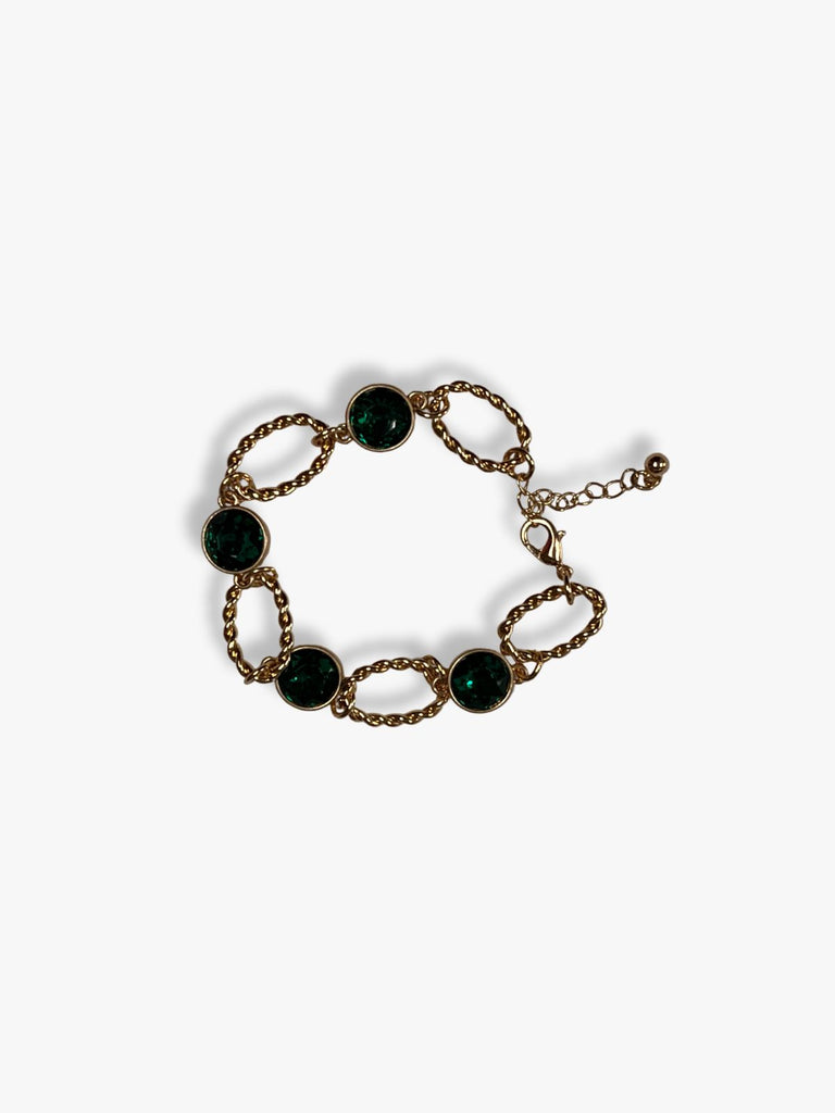 Ella Stone Bracelet Green