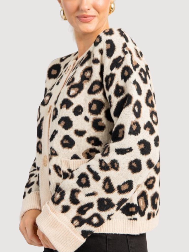 Chunky Cheetah Sweater