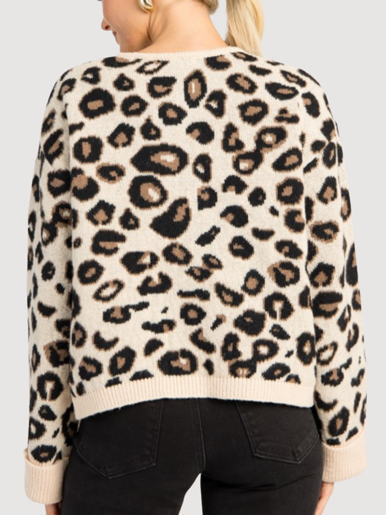 Chunky Cheetah Sweater