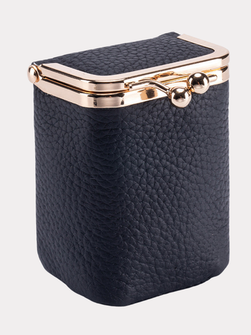 Leather Pocket Wallet Black