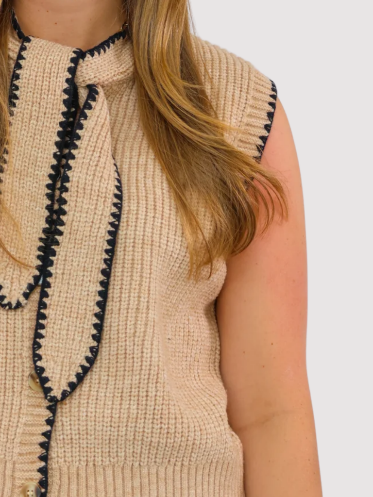 Whipstitch Sweater Vest
