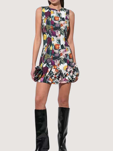 Petal Sleeveless Mini