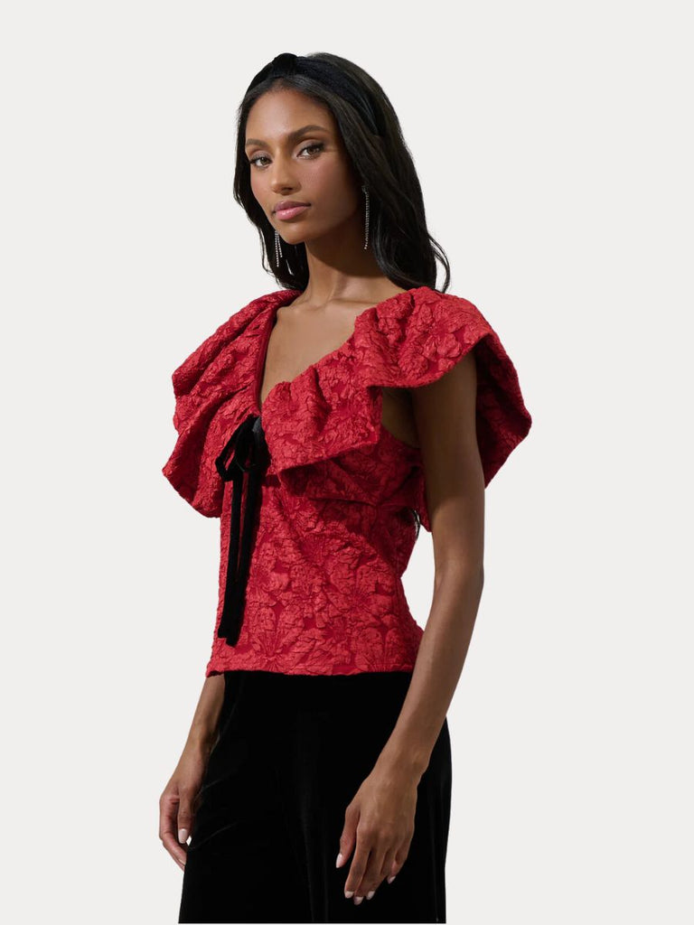 Maryn Jacquard Luci Top