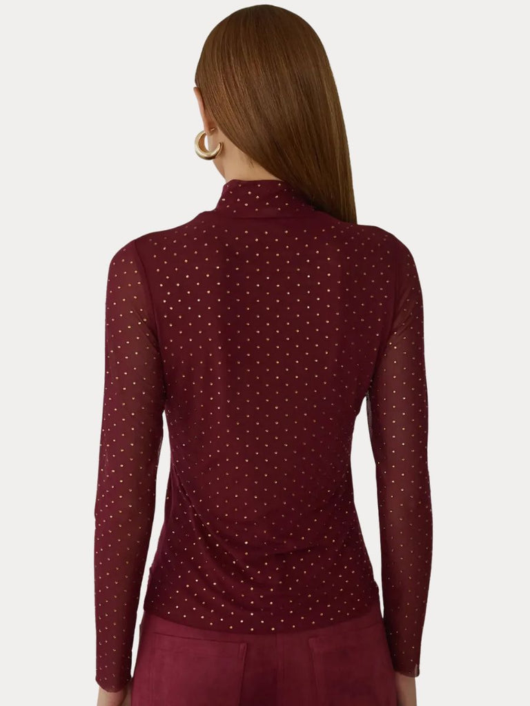 Nightime Sparkle Burgundy