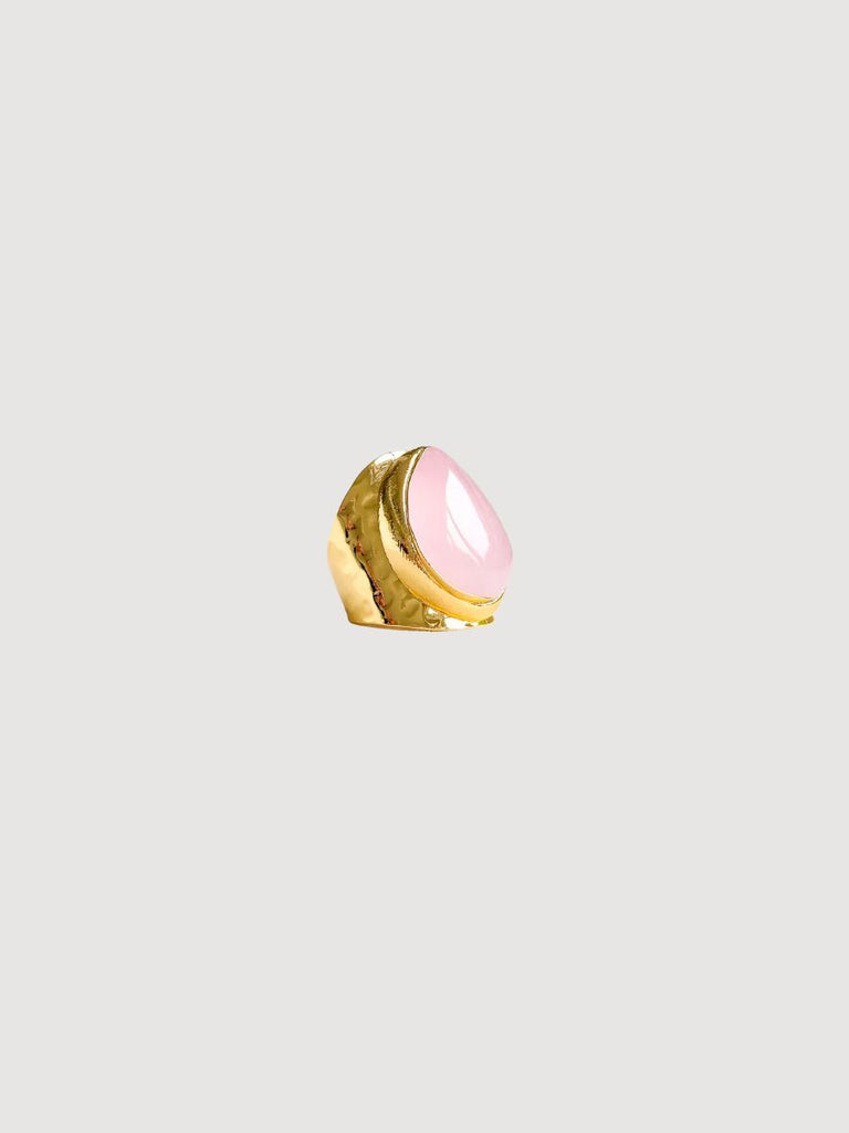 Tear Drop Ring Pink