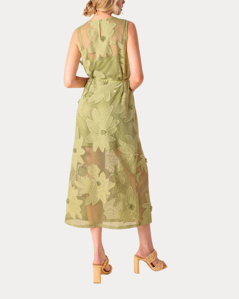 Woven Sage Midi