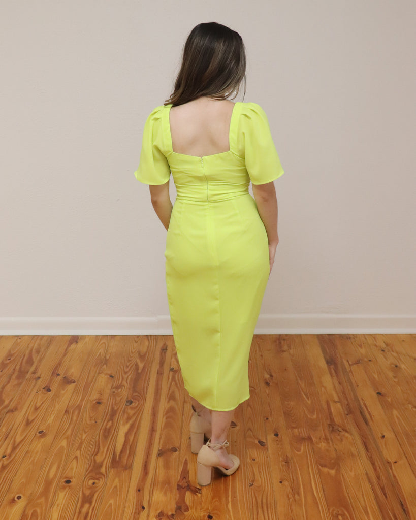 Hailey Drape Midi Dress