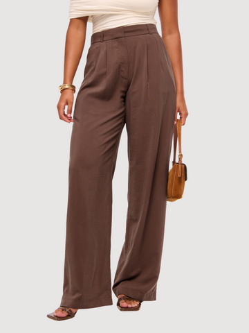 Wide Leg Trouser Espresso