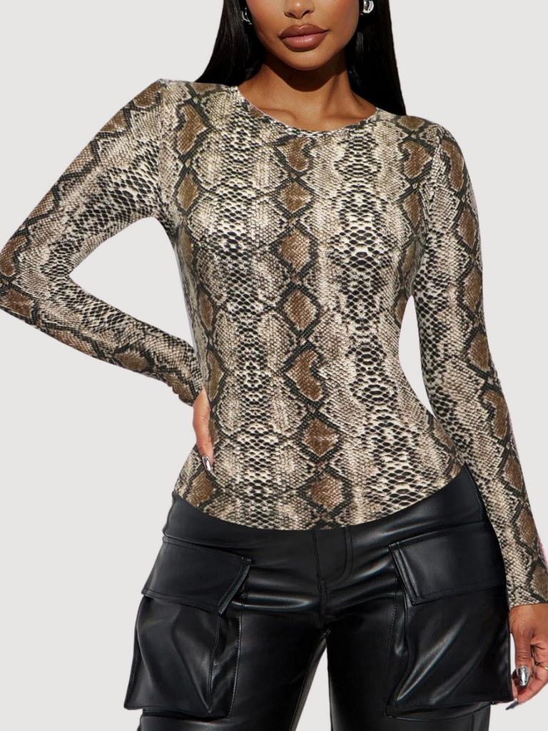 Sequin Python Long Sleeve