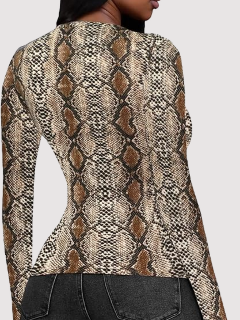 Sequin Python Long Sleeve