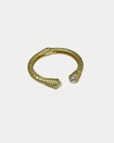 Gemstone Cuff White