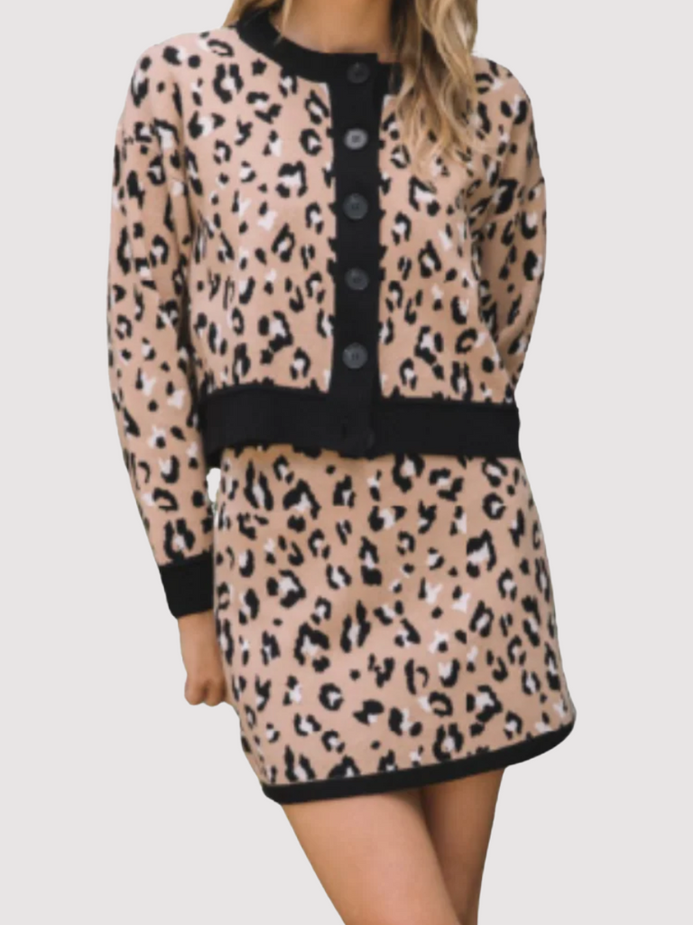 Leopard Knit Sweater
