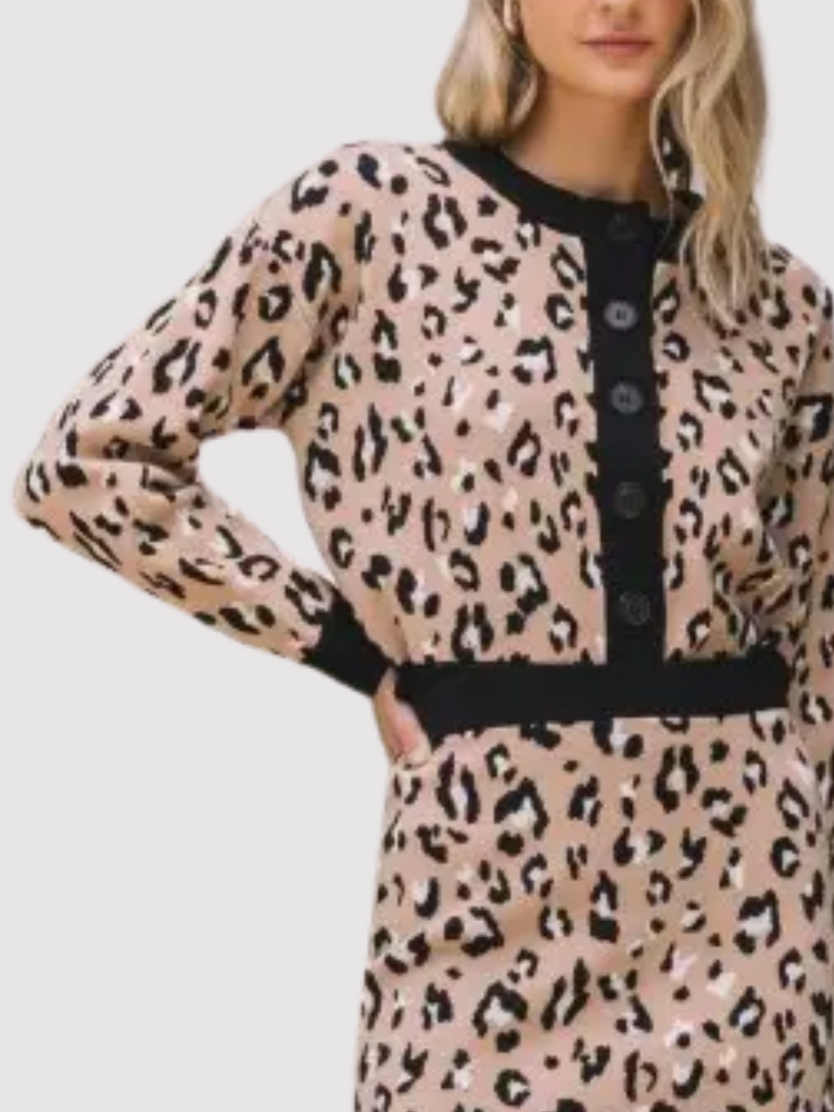 Leopard Knit Sweater