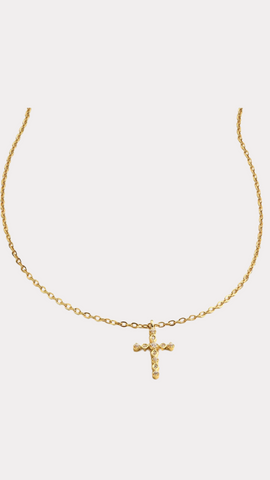 Crystal Studded Cross