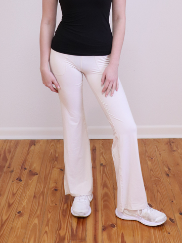 Butter V Yoga Pants Cream