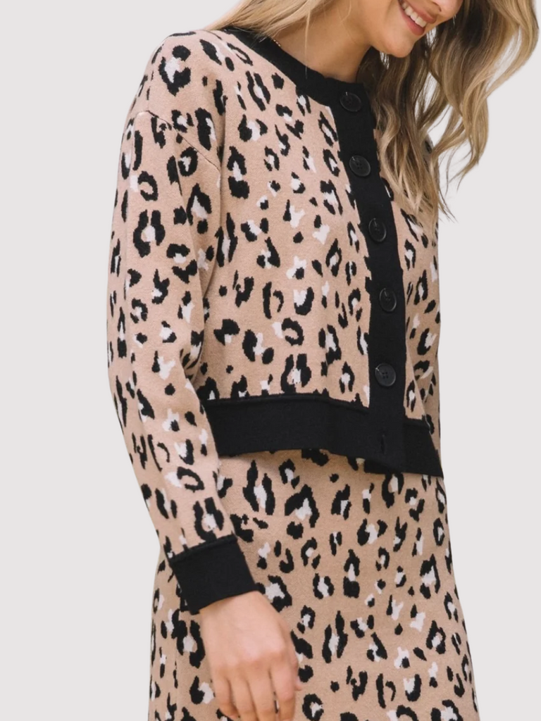Leopard Knit Sweater