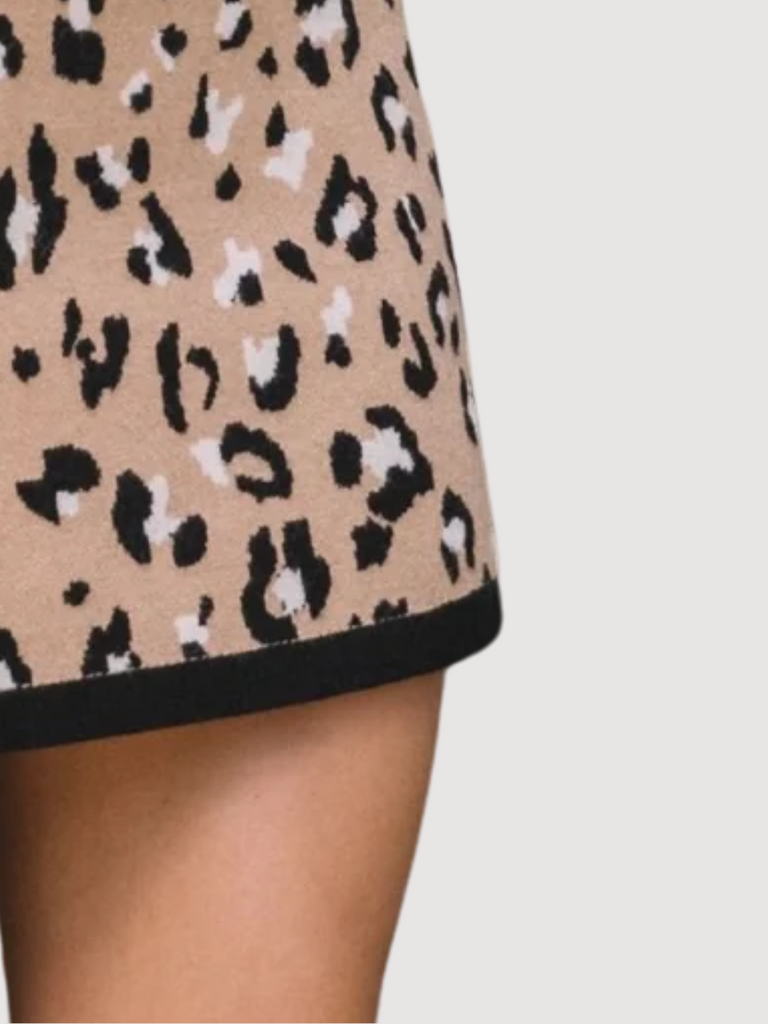Leopard Knit Midi