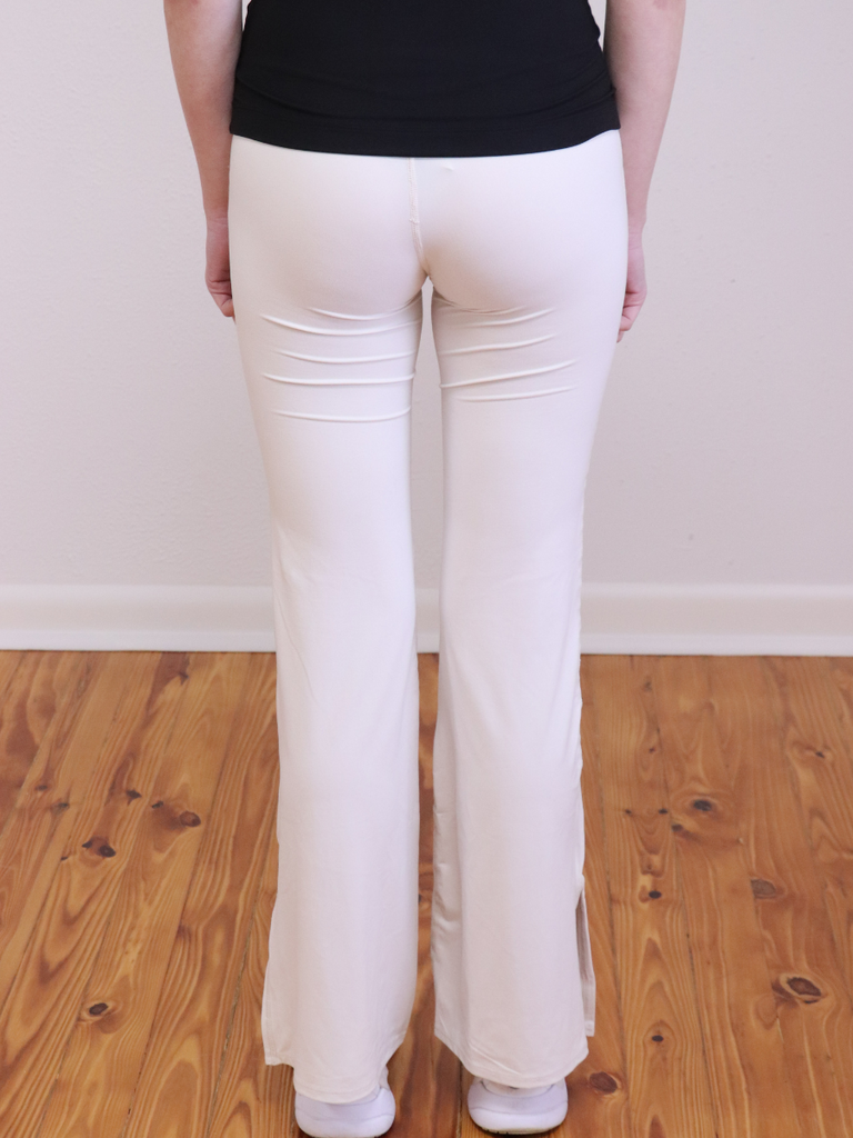 Butter V Yoga Pants Cream