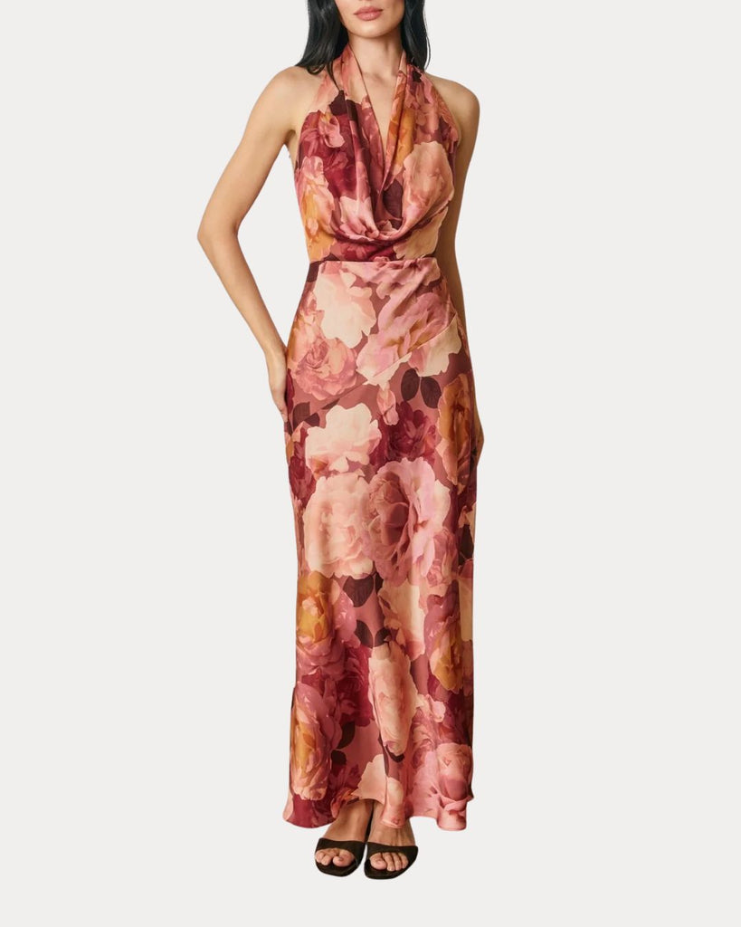 Floral Halter Maxi