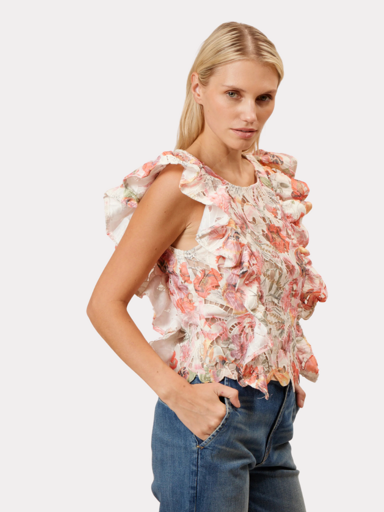 Fumi Ruffle Top