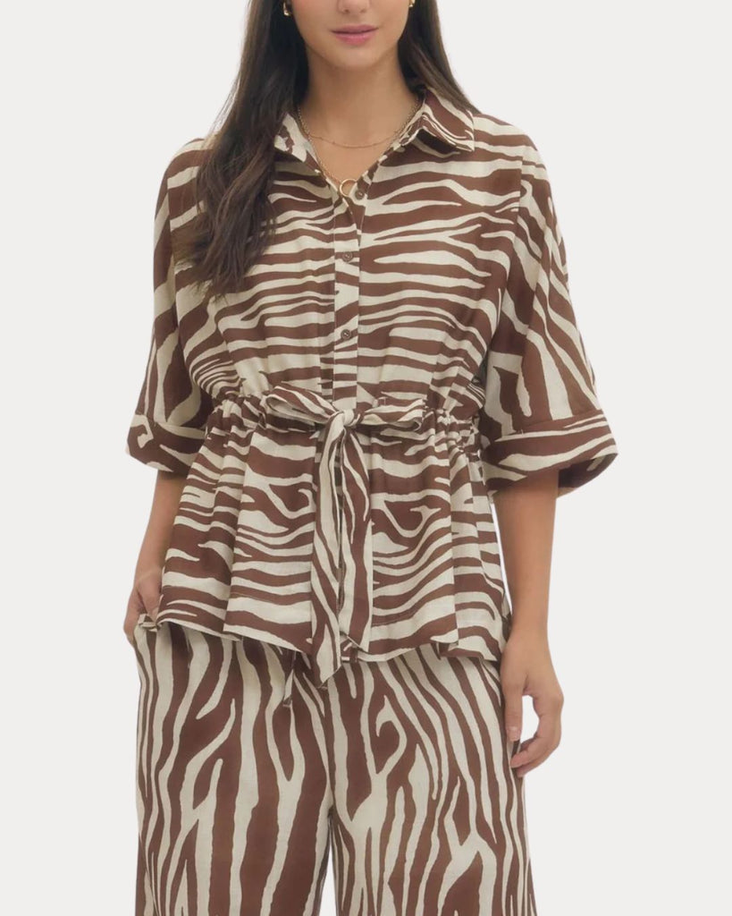 Safari Style Blouse