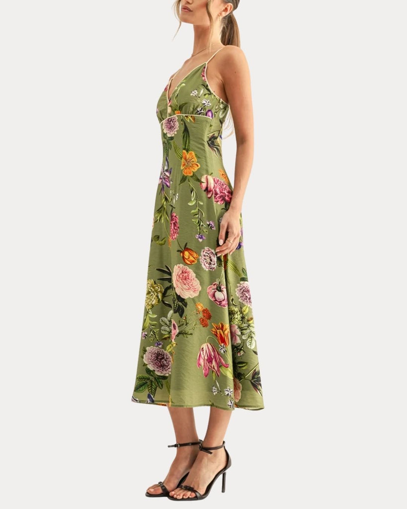 Arias Midi Olive Floral