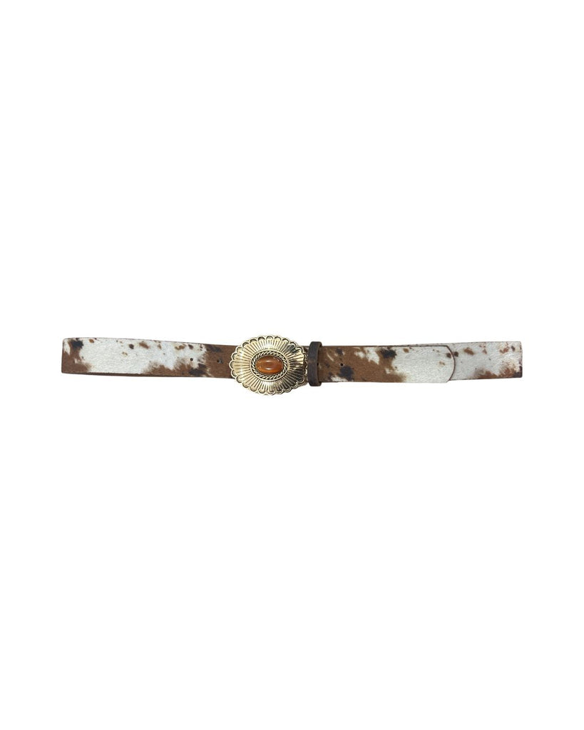 Cowhide Western Belt
