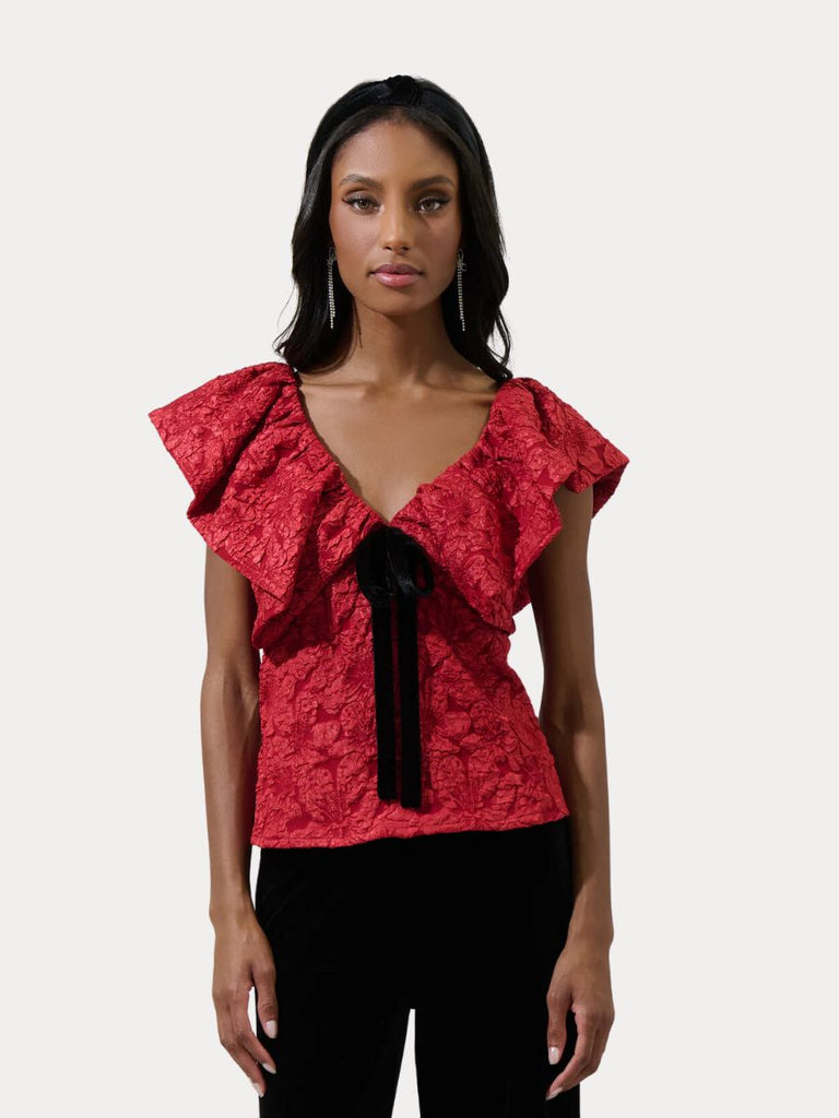 Maryn Jacquard Luci Top