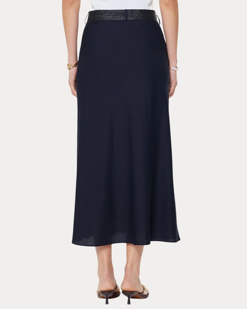 Linen Midi Skirt