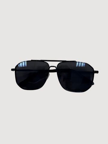 70's Aviator Black