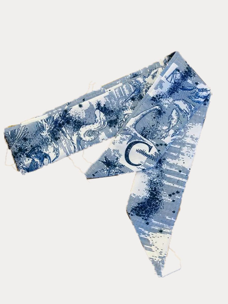 Printed Initial Scarf