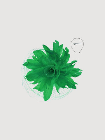 Alice Fascinator Green
