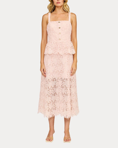 Rosalie Peplum Lace Dress