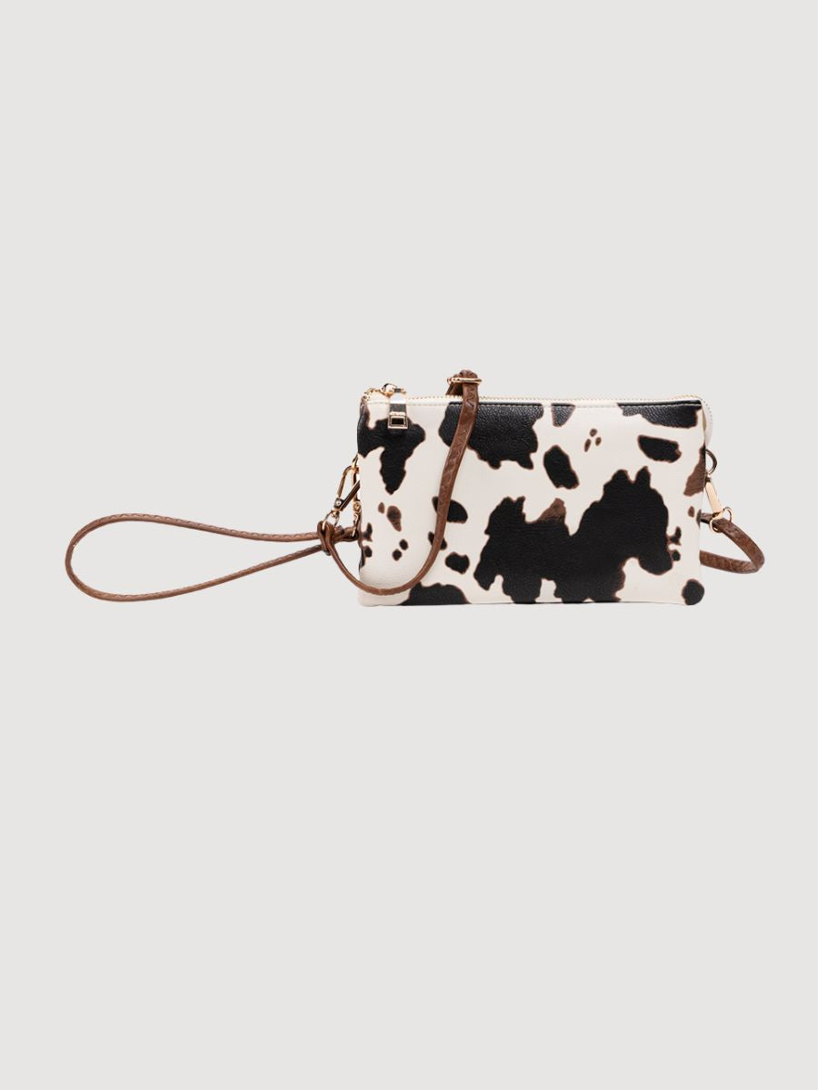 Riley Cow Crossbody