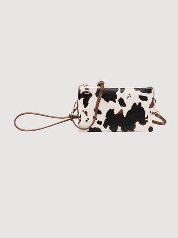 Riley Cow Crossbody