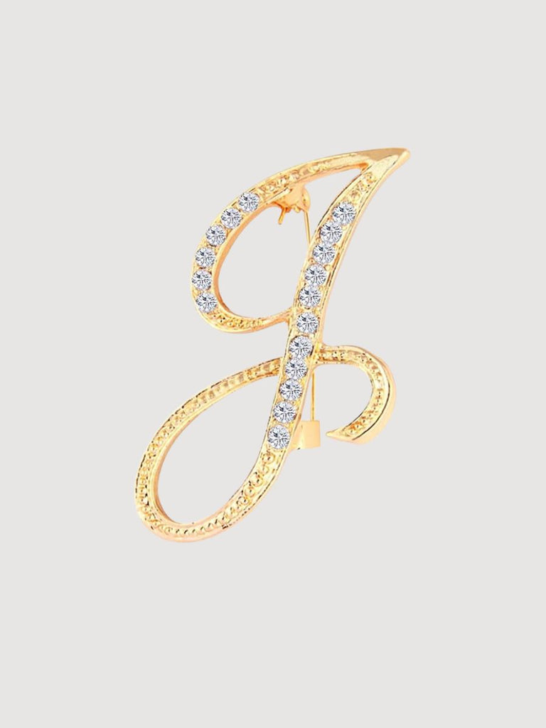 Initial Brooch