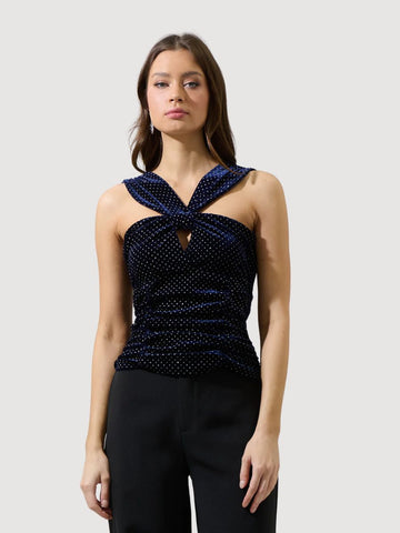 Nelly Dot Velvet Blythe Halter