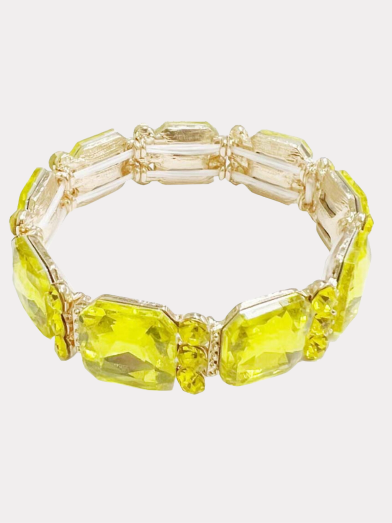 Carrie Gemstone Bracelet Yellow