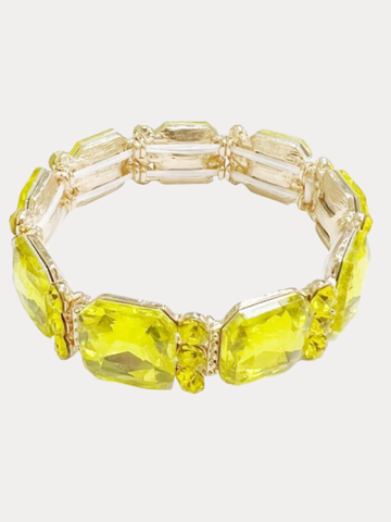 Carrie Gemstone Bracelet Yellow