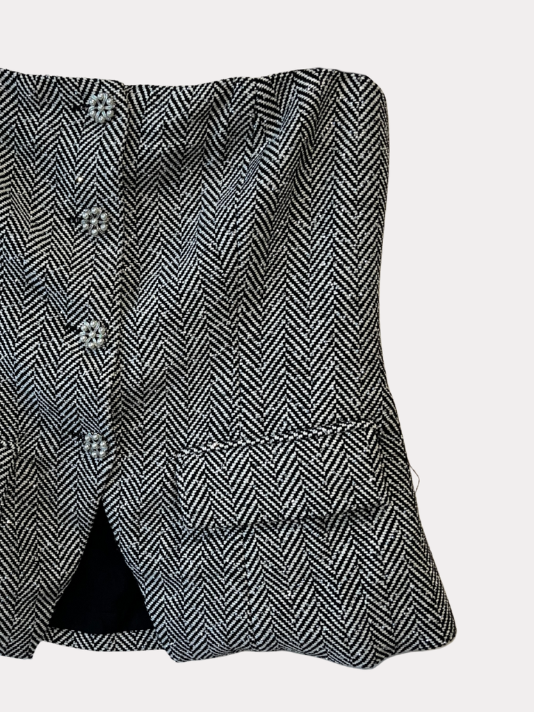 HerrIngbone Strapless